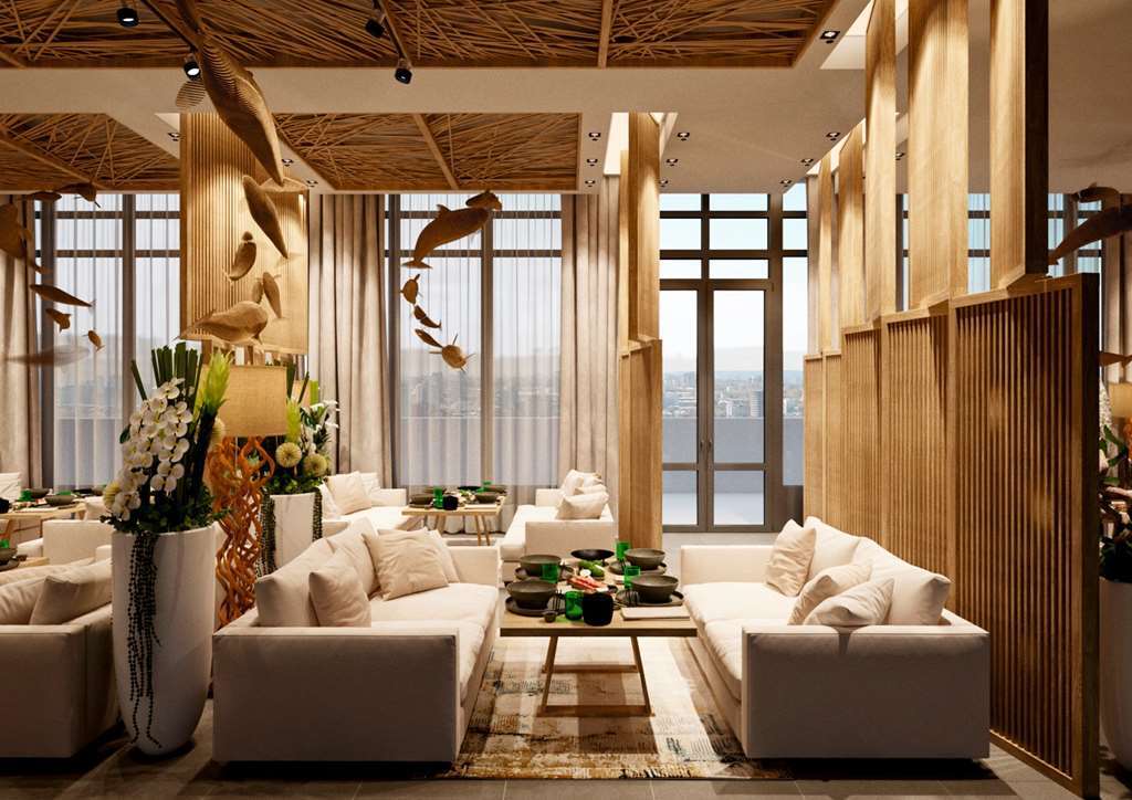 Doubletree By Hilton Almaty Hotel Restaurant billede